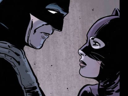 Batman y Catwoman por el ilustrador español Jorge Fornés.