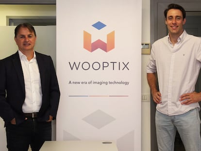 Los fundadores de Wooptix, José Manuel Rodríguez y Javier Elizalde.