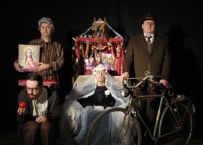 Los actores de 'Santa Perpetua'.