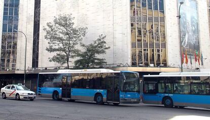 Autobuses de la EMT.