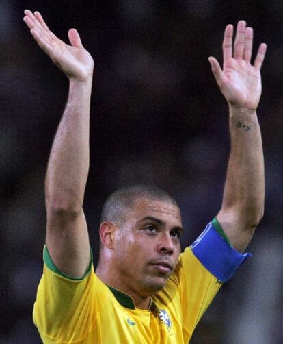 Ronaldo, tras el último partido de la fase de grupos del Mundial de 2006.