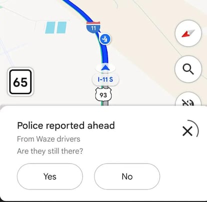 Incidencia en Google Maps utilizando datos de Waze