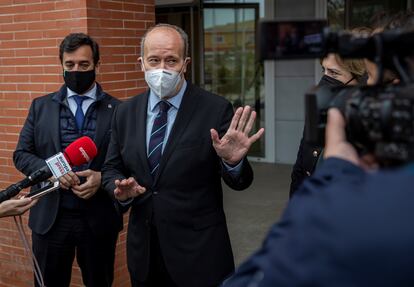 El ministro de Justicia, Juan Carlos Campo, el pasado viernes en Sevilla.