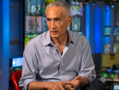 El periodista Jorge Ramos, en el estudio de Univisión, en una imagen de 2018.