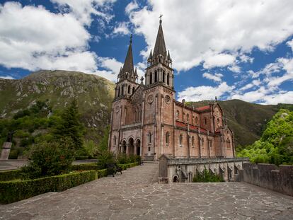 La basílica de Covadonga en Asturias, en una imagen de archivo.