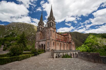 La basílica de Covadonga en Asturias, en una imagen de archivo.