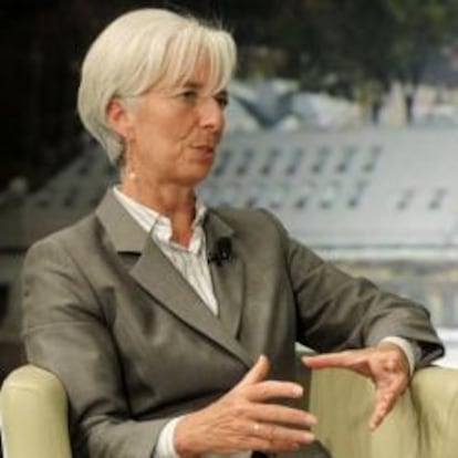 La directora gerente del FMI, Christine Lagarde