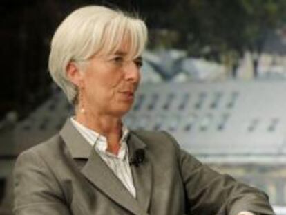 La directora gerente del FMI, Christine Lagarde