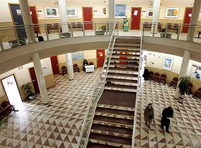 El centro de salud Daroca, casi vaco por la huelga de mdicos de ayer.