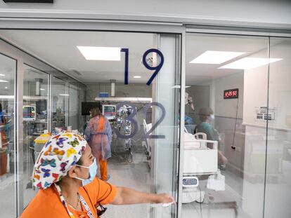 Unidad de Cuidados Intensivos del hospital Gregorio Marañón de Madrid.