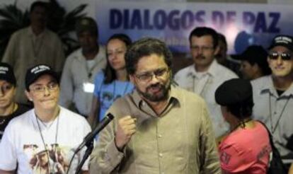 Iv&aacute;n M&aacute;rquez, n&uacute;mero dos de las FARC y jefe de los negociadores de la guerrilla en el di&aacute;logo con el Gobierno de Colombia. 