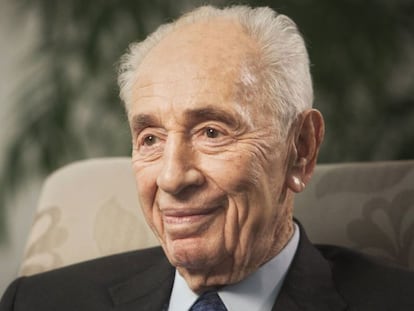 Simón Peres, durante una entrevista en 2015.