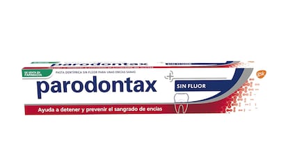 Pasta de dientes sin flúor de Parodontax