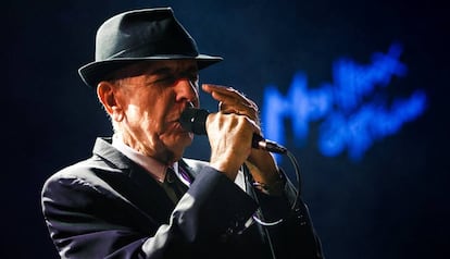 Leonard Cohen, en el Festival de Montreux, en Suiza, en julio de 2013.