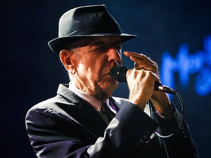 Leonard Cohen, en el Festival de Montreux, en Suiza, en julio de 2013.