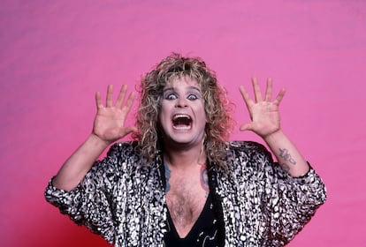 Ozzy Osbourne, alias 'El Príncipe de las Tinieblas', en Míchigan el 4 de abril de 1986.