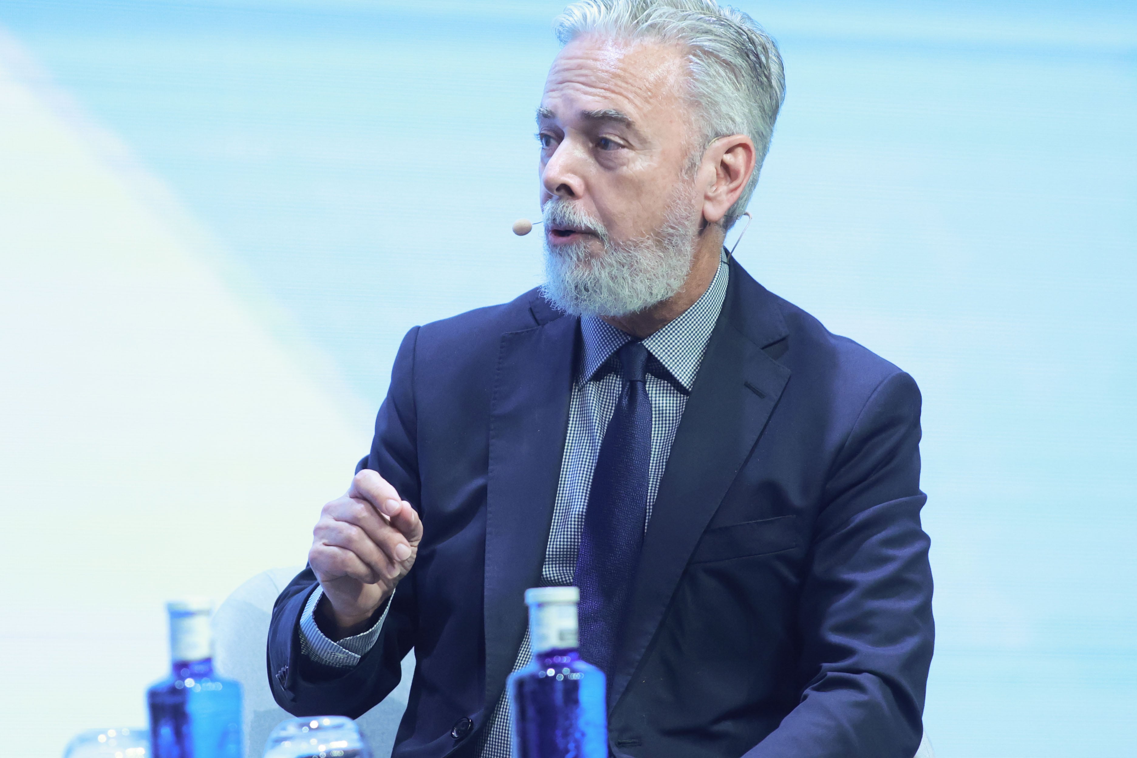 Antonio Patriota, durante su charla en World In Progress en Barcelona.