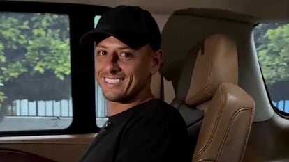 Captura de uno de los videos compartidos por Javier 'Chicharito' Hernández en redes sociales.