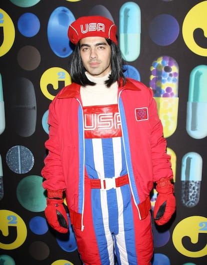 Joe Jonas, em uma festa a fantasia na Califórnia.