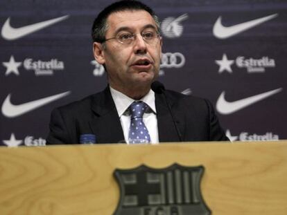 El president del FC Barcelona, Josep Maria Bartomeu.