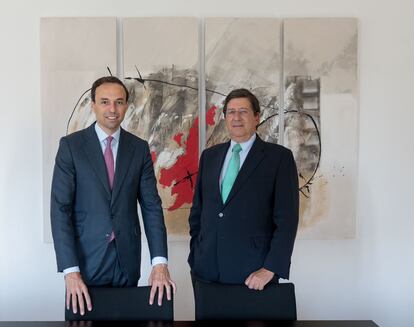 Albert Fernández, consejero delegado, y Jorge Guarner, presidente de Healthcare.