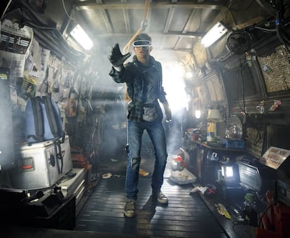 Escena de la película 'Ready Player One' (2018), dirigida por Steven Spielberg y basada en la novela de Ernest Cline publicada en 2011.