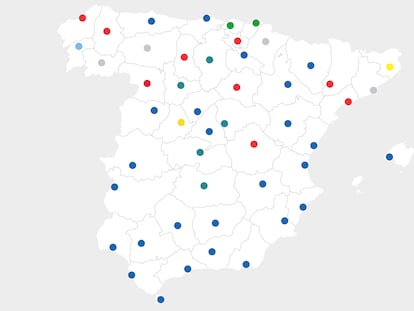 El PP concentra el poder municipal con el gobierno en 30 capitales de provincia y Ceuta y Melilla