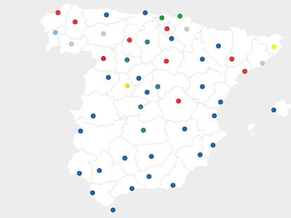 El PP concentra el poder municipal con el gobierno en 30 capitales de provincia y Ceuta y Melilla