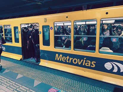 Buenos Aires. Estación de metro de Callao, entre los barrios de Balvanera, Recoleta y San Nicolás.