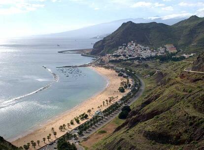 Playa de las Teresitas, en Santa Cruz de Tenerife.