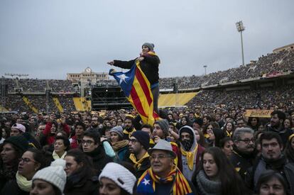 Concierto del pasado día 2 de diciembre en apoyo a los exconsejeros del gobierno de Cataluña y líderes independentistas encarcelados.