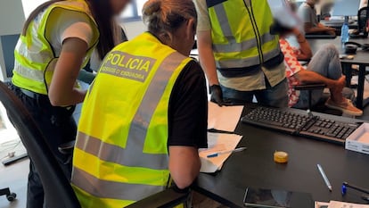 Uno de los 'call centers' registrados en Barcelona.