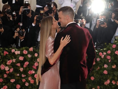 Gisele Bündchen y Tom Brady en la gala del Museo Metropolitano de Nueva York, en mayo de 2019.