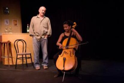 Un momento musical de la obra 'Escenas de Nueva York' el pasado mes de mayo con los poemas de José Hierro.