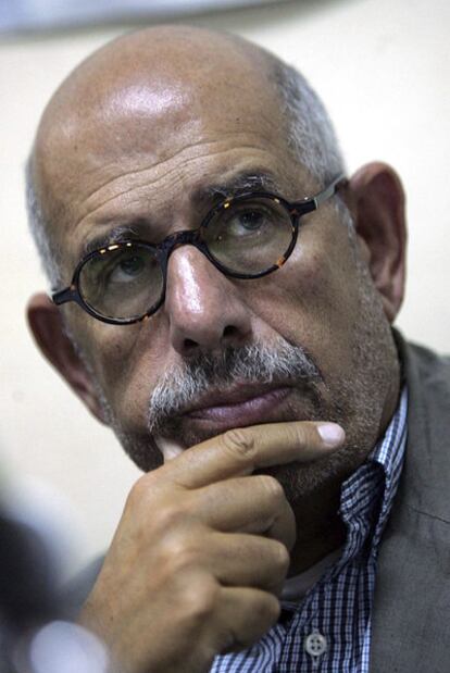 El premio Nobel de la Paz Mohamed el Baradei.