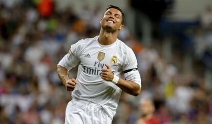 Cristiano Ronaldo, en el pasado encuentro ante el Galatasaray.