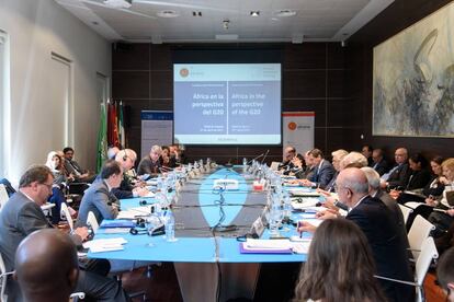 &Aacute;frica y sus perspectivas fueron el motivo de la conferencia internacional organizada por el Real Instituto Elcano en Madrid.