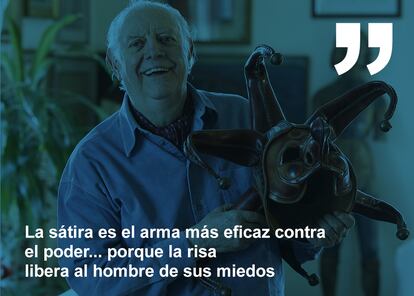 <b>13 de octubre</b> Dario Fo, premio Nobel de Literatura en 1997, murió cumplidos los 90 años pero sin perder la pasión por el teatro, la pintura, la escritura y el activismo que lo llevó a convertirse en referente moral de una izquierda italiana que, según lamentaba, murió el día “en que se casó estúpidamente con el poder”. Un poder, el de la casta política o eclesial, que el dramaturgo siguió atacando con la misma fuerza con la que, a pesar de los achaques propios de la vejez, acudía cada día a su taller de Milán para transmitir su sabiduría a un grupo de jóvenes artistas: “Solo me interesa trabajar con los jóvenes. Dar ejemplo. Eso es lo más importante”. <b>Por Pablo Ordaz </b>