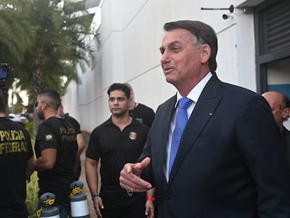 El expresidente de Brasil Jair Bolsonaro.