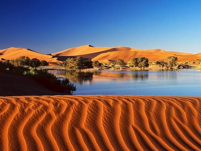 Sossusvlei, un salar en el desierto de Namibia.