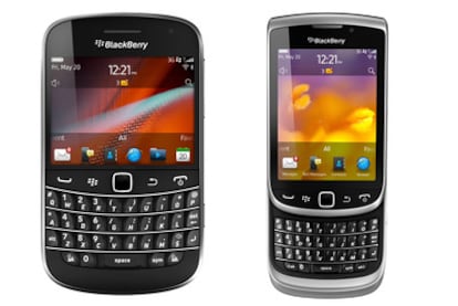 Dos nuevos modelos de Blackberry.