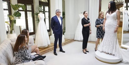 Prueba de vestido de Inmaculada, de 27 años, durante el programa.