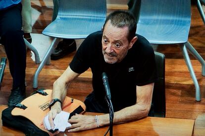 El exalcalde Julian Muñoz, este miércoles, durante la primera sesión del caso 'Fergocon', en el que se investigaron presuntas irregularidades en la contratacion de obra por parte del Ayuntamiento de Marbella entre 2001 y 2002.