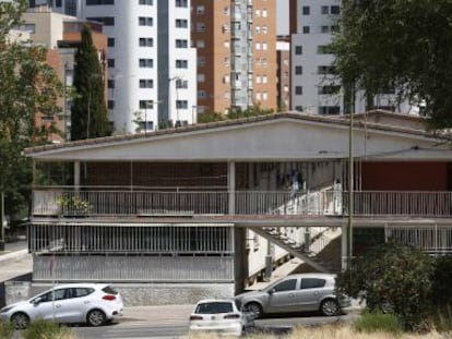 Viviendas de la UVA en primer término. Al fondo, edificios para realojar.