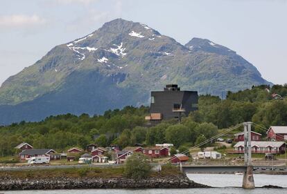 Centro Knut Hamsun en Hamaroy (Noruega), diseñado por Steven Holl.