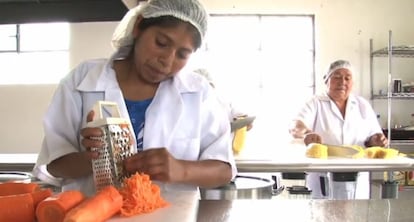 Fábrica de mermeladas en San Lucas Tolimán, Guatemala.