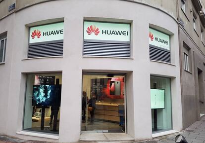 Centro de atenci&oacute;n al cliente de Huawei en Madrid.