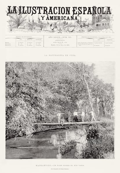 'Travesía sobre el río Yara', de Manzanillo (1904).