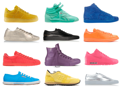 Las zapatillas que llevaremos en primavera son monocolor