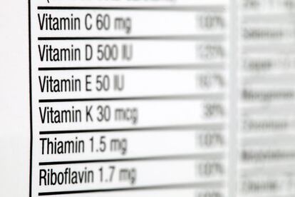 M&aacute;s de un tercio de los estadounidenses consumen suplementos multivit&aacute;minicos. 